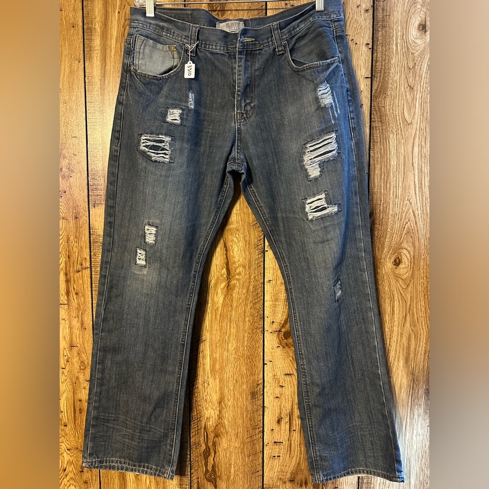 GUC RB Rustic Blue denim jeans. Size 36 X 32 men’s.